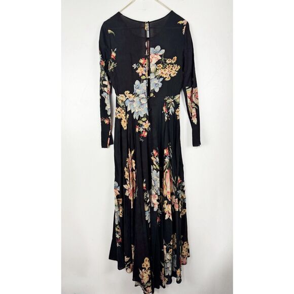 Free People SMALL First Kiss Black Garden Print - Picture 6 of 6